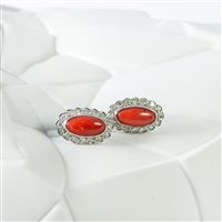 Orecchini Goldside Donna in Platino Corallo 82059187 - 82059187